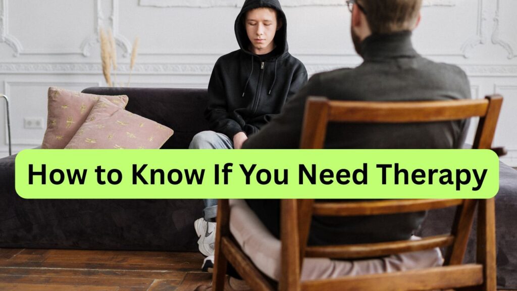 person having therapy